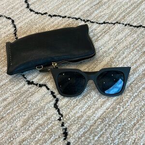 Quay Australia Harper Sunglasses in Matte Black